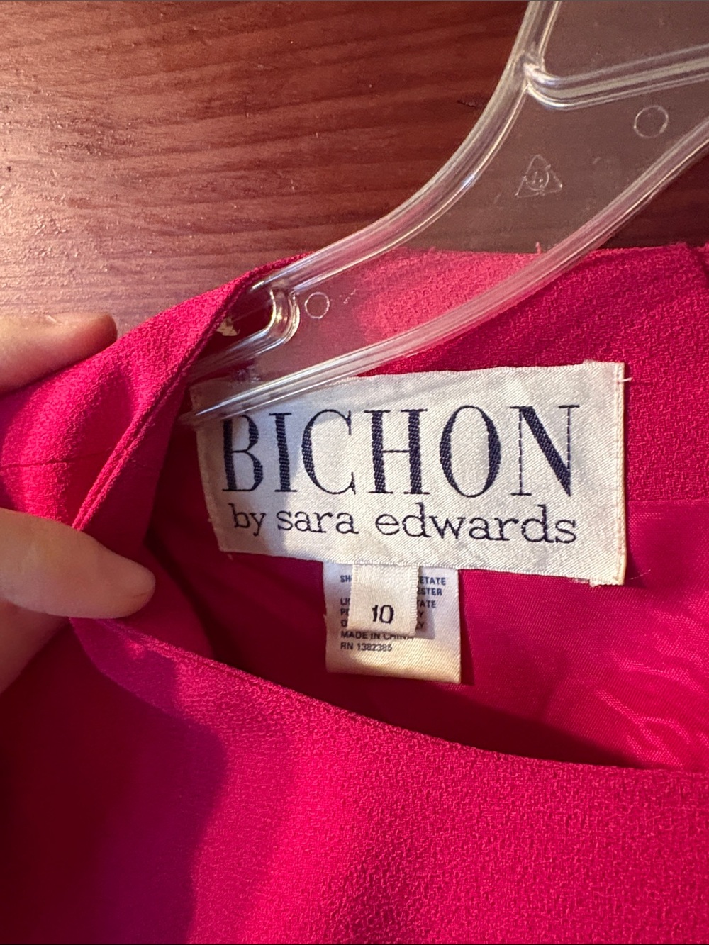 Chic Fuchsia Dress with Green Diamond Detail | Cocktail Hour at the Golf Club! - Picture 2 of 3